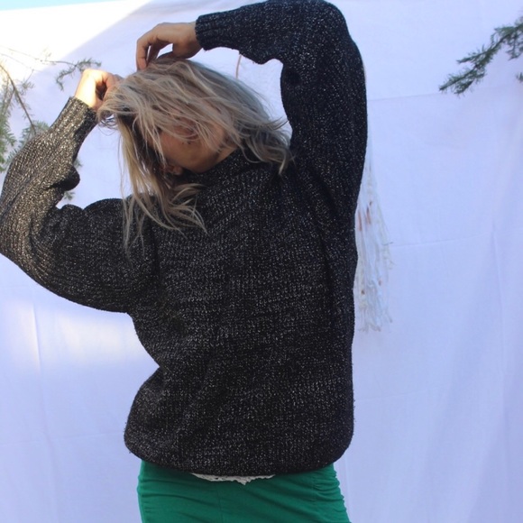 Adell Barre Silver Metallic Sweater - Picture 3 of 5